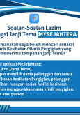 Soalan-Soalan Lazim Fungsi Janji Temu MySejahtera: Senarai Klinik Kesihatan/Pergigian Yang Menerima Tempahan Janji Temu?